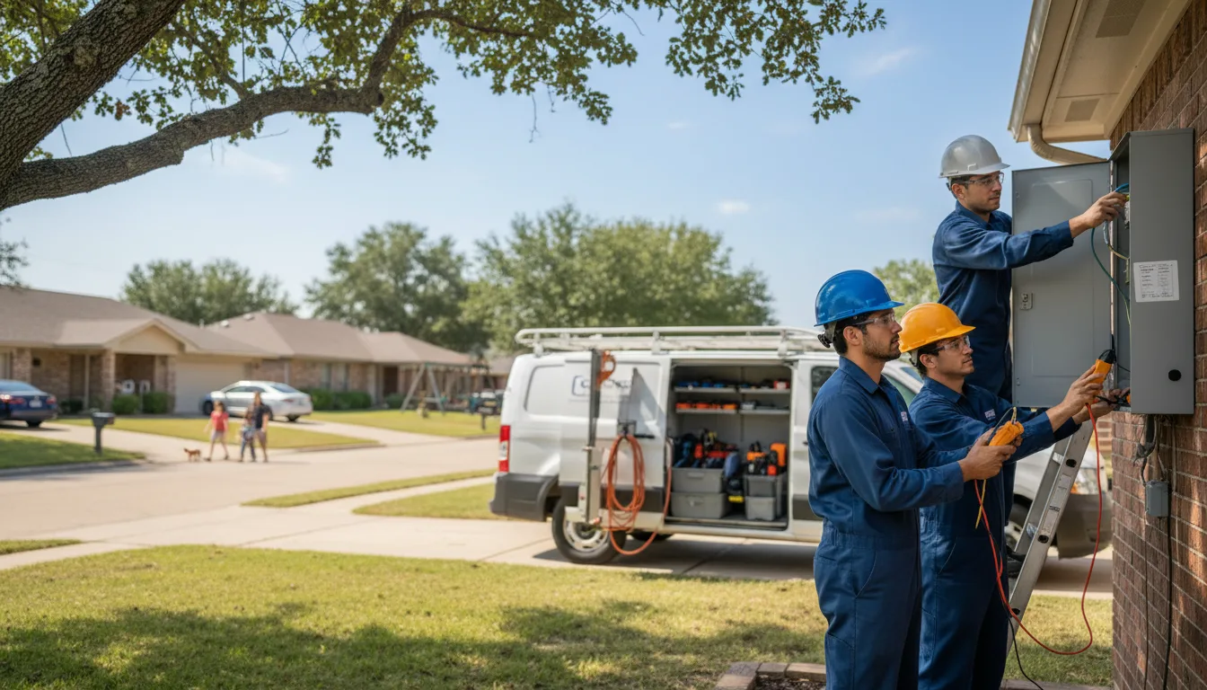 Certified electrician providing emergency electrical services in Treece, KS